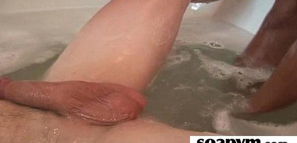  a very hot soapy massage and a hard fucking 30